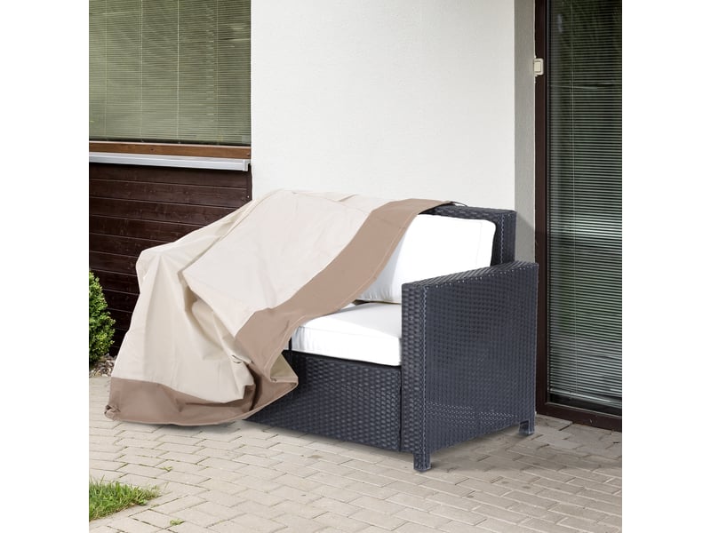  Housse protection banc 2-3 places 152×87×5979 cm, tissu oxford 600d imperméable, protection pluie et soleil, mobilier jardin  - Conforama D