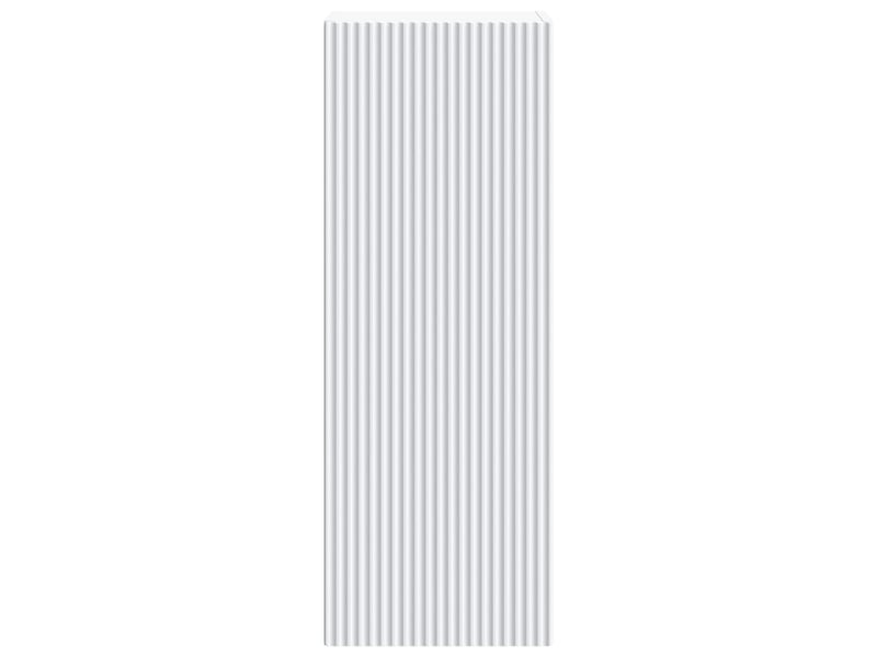 Armoire murale salon, meuble de rangement 33x34,5x90 cm bois d'ingénierie blanc shl1731 - Conforama D