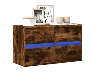 Meuble tv coloris marron 80 cm <strong></strong> <strong></strong>