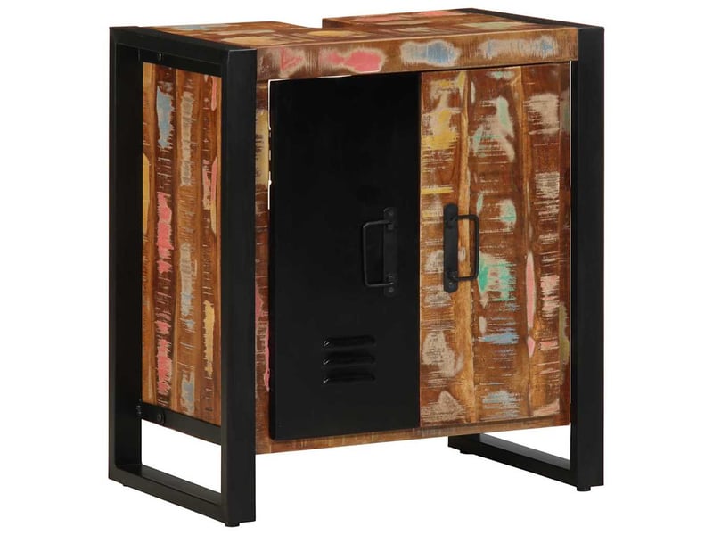 Armoire de salle de bain, cabinet de salle de bain marron 55 x 35 x 60 cm cf65105 - Conforama B