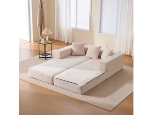 Deplimousse convertible 2 places <strong>MODENVIE</strong> <strong></strong> beige