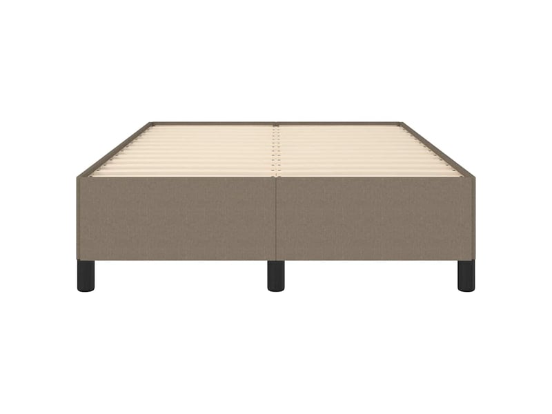  Lit double- lit adulte -  cadre de lit sans matelas taupe 120x190 cm tissu  - Conforama D