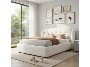 Lit coffre 90x200 cm coloris rose