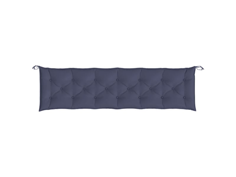 Coussin de banc de jardin, coussin d'assise bleu marine 200x50x7 cm tissu oxford cf52691 - Conforama A