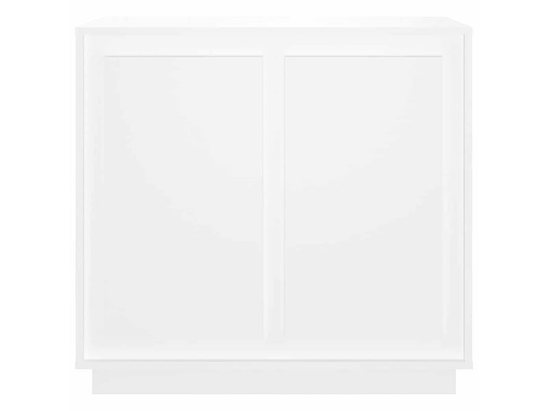  Buffet - bahut - meuble de rangement blanc 80x34x75 cm bois d'ingénierie  - Conforama E