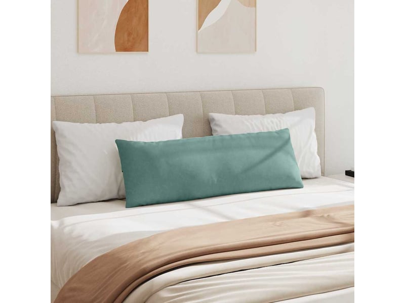 Lot de 2 coussins de canapé, coussins décoratifs vert mer 120 x 40 cm cf59209  - Conforama D