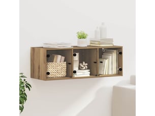 Meuble mural, meuble de rangement salon 102 x 37 x 35 cm bois d'ingénierie chêne artisanal