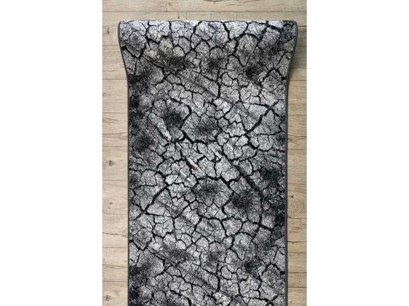  Tapis de couloir silver terra sol fissuré gris 70cm 70x870 cm  - Conforama D