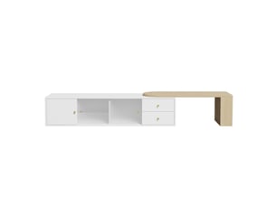 Meuble tv coloris bicolore 175 cm <strong></strong>  <strong></strong>