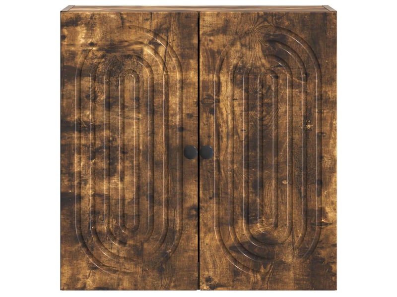  Armoire murale salon, meuble de rangement 59x31x60 cm bois d'ingénierie chêne fumé shl6262  - Conforama D
