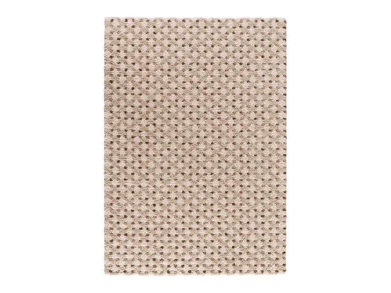 Tapis enfant shaggy scandinave beige crème, 80 x 150 cm 51737 - Conforama A