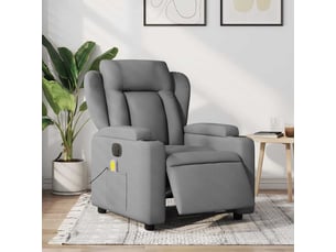 Fauteuil relax électrique  <strong></strong> Tissu argenté