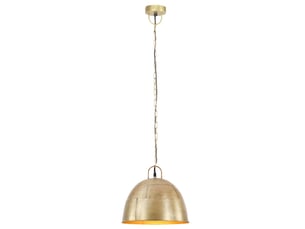Lampe suspendue, suspension luminaire industrielle vintage 25 w laiton rond 31 cm e27