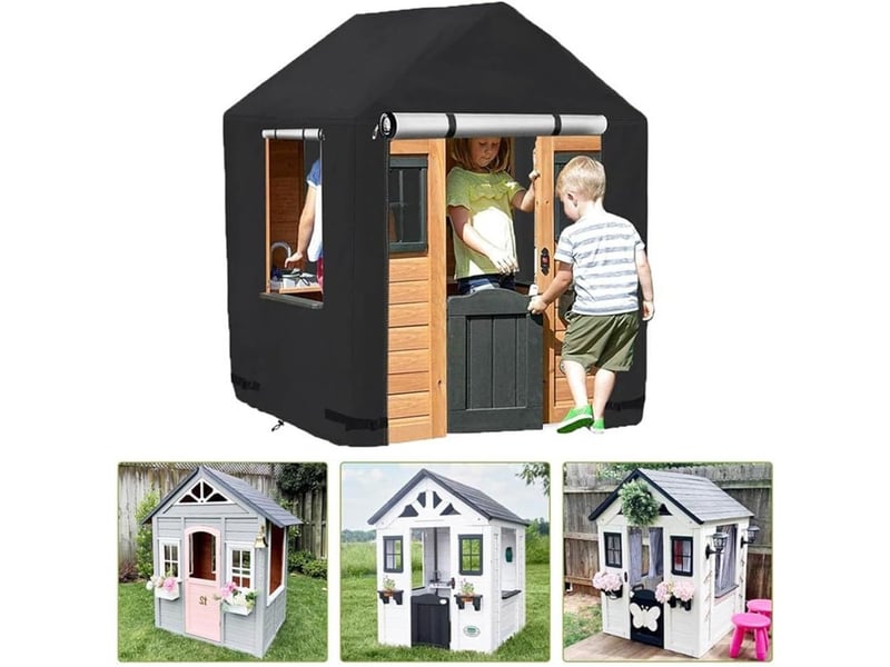  Housse anti-poussière pour maison de jeu enfant – 142x142x153 cm  - Conforama C
