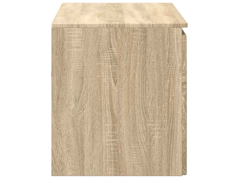  Cabinet salle de bain mural, meuble de rangement chêne sonoma 62.5x44.5x50 cm  - Conforama D