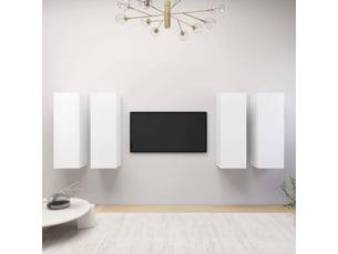 Meuble tv coloris blanc  <strong></strong>  <strong></strong>