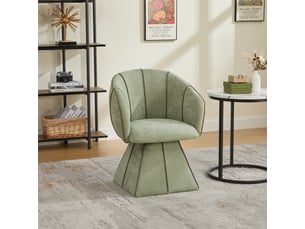 Fauteuil fixe  <strong></strong> Tissu vert