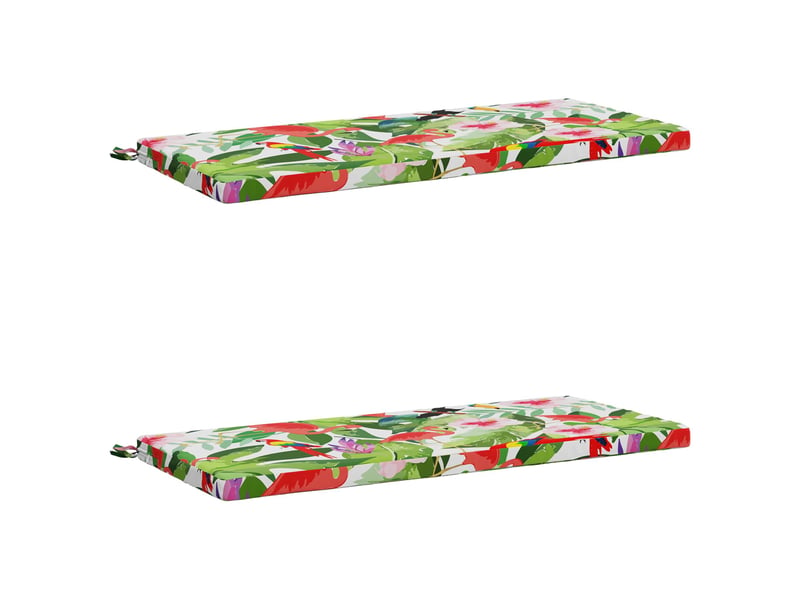  Lot de 2 coussins de banc, coussins d'assise soest 100 % polyester cf56909  - Conforama A