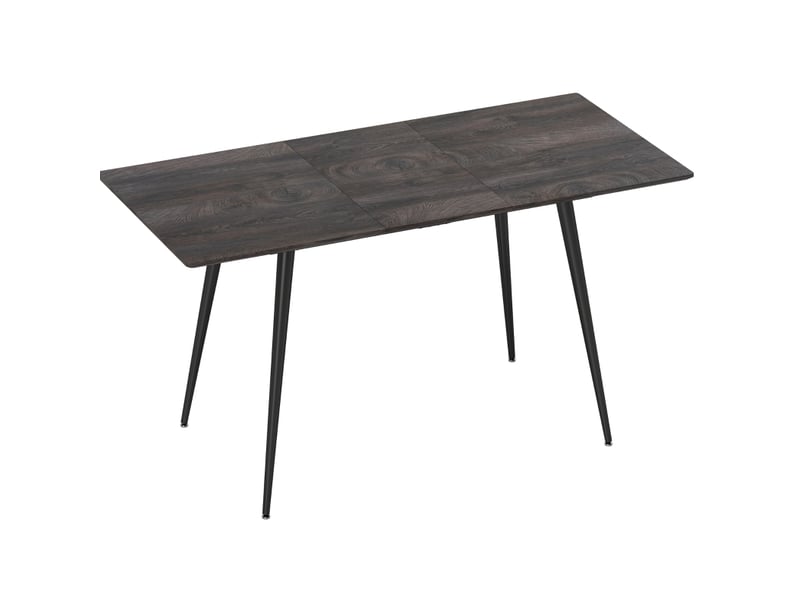  Table à manger extensible 120160x75 cm – gris – pour 6 à 8 personnes avec structure en acier  - Conforama A