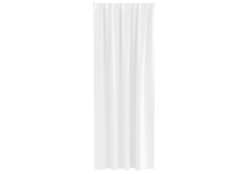  Lot de 2 rideaux occultants, rideaux black-out avec anneaux blanc pur 245 x 140 cm cf44581  - Conforama D