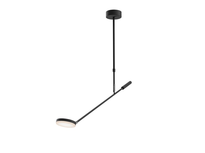  Maytoni fad plafonnier led semi-encastré moderne à 1 bras intégré, noir, 3 000 k, 500 lm  - Conforama A