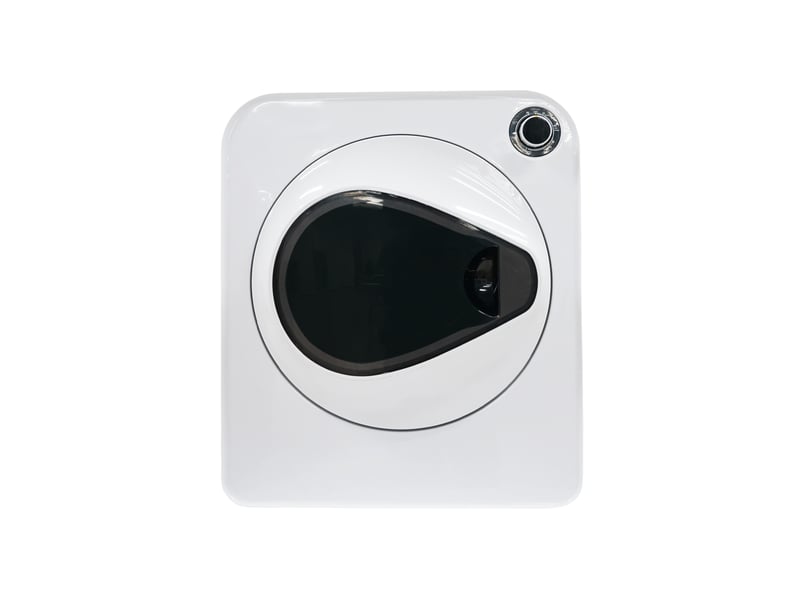 Sèche-linge 3 kg avec chauffage ptc, tambour inox, 4 programmes, mural ou empilable - Conforama A