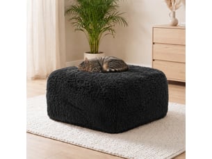 Pouf / repose pied <strong>BLOSSOM</strong> <strong>SF20250918012</strong> noir