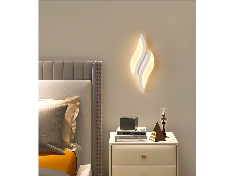  Applique murale intérieure led 10w 30x12x3cm lumière chaude pour salon chambre escalier 7914674577 - Conforama D