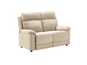 Canapé droit fixe ALTOBUY BRIANA 2 places Polyester beige