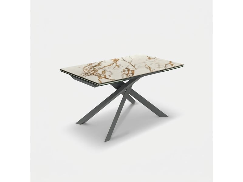  Table extensible en céramique et verre 160240 x 90 cm axis  - Conforama A