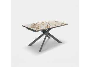 Table extensible en céramique et verre 160240 x 90 cm axis