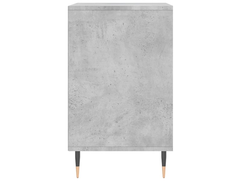  Meuble à chaussure, armoire à chaussures gris béton 102x36x60 cm bois d'ingénierie shl4250  - Conforama E