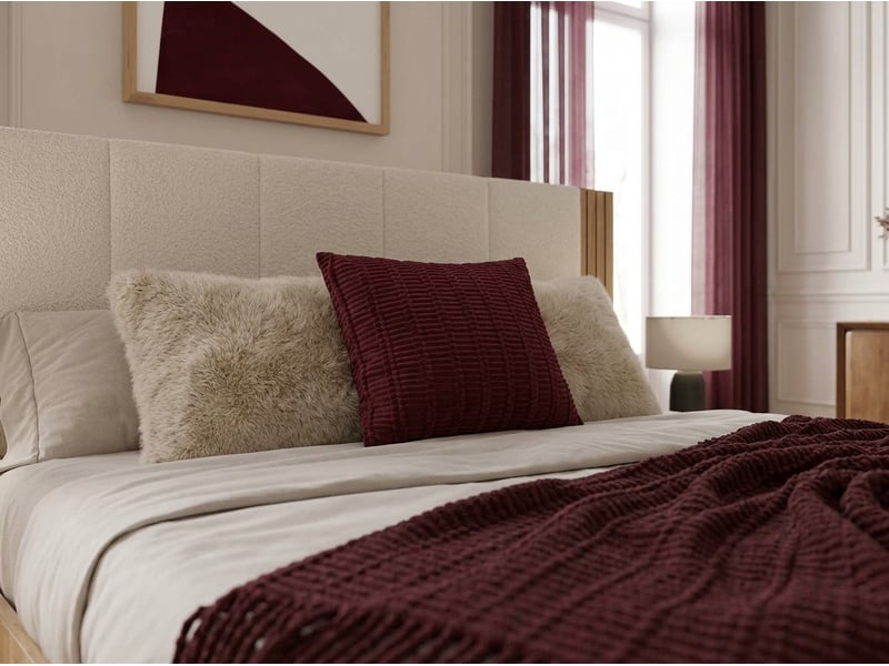  Bobochic lit coffre isya avec chevets intégrés beige 160x200 ISYA - Conforama D