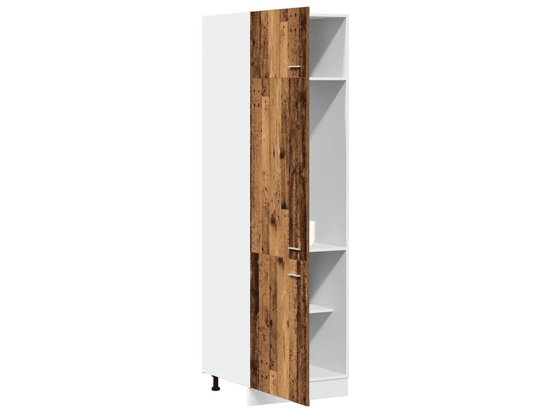  Armoire de cuisine, armoire réfrigérée lyon bois ancien 60x57x207cm bois d'ingénierie  - Conforama D