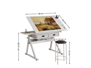 Bureau enfant GENERIC HOME coloris blanc