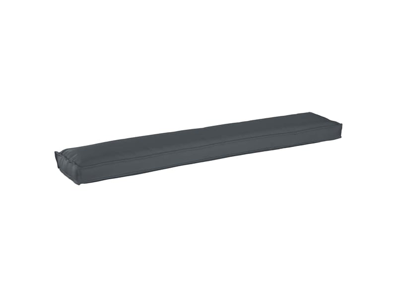Coussin de palette, coussin de chaise, coussin de canapé anthracite 200 x 40 x 8 cm tissu oxford cf55272 - Conforama A