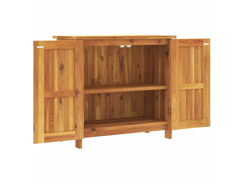  Meuble de rangement, armoire de jardin 75x35x70 cm bois massif d'acacia  - Conforama C