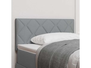 Tete de lit A poser largeur 100 cm <strong></strong> <strong></strong> argenté