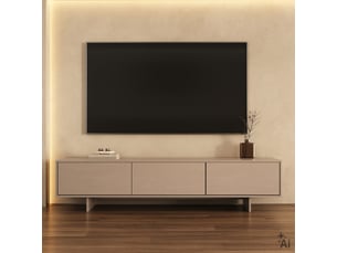 Meuble tv coloris beige <strong>IDIMEX</strong> <strong></strong>