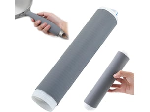 Couvercle d'isolation thermique de poignée de pot,2 pièces manchon de poignée de poêle en silicone résistant a la chaleur pour poêle a frire