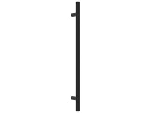 Bouton de porte, 224 mm, noir