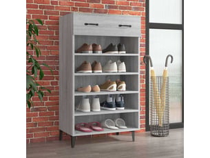 Meuble à chaussures 3 paire(s)  <strong></strong>  <strong></strong> coloris gris