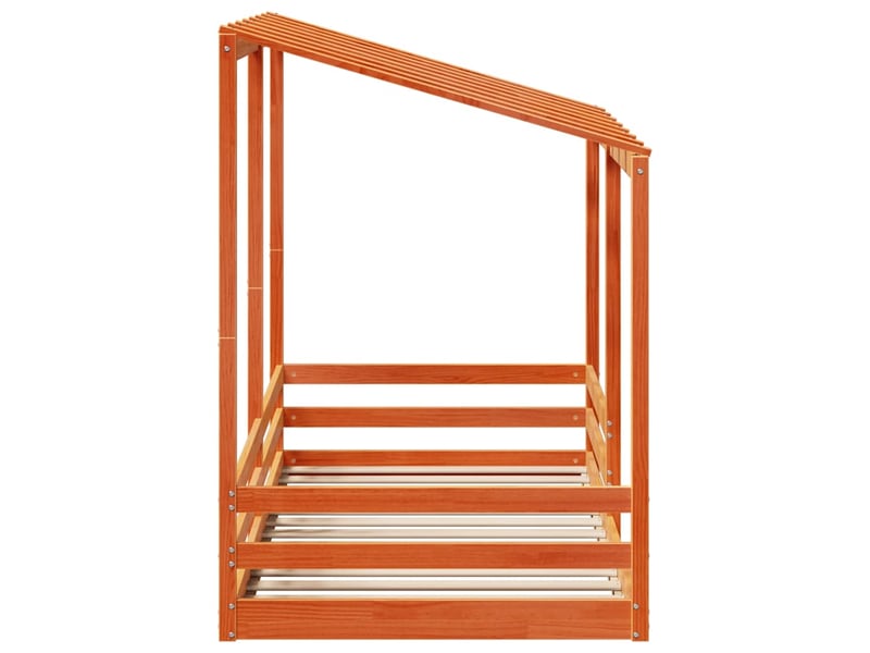  Lit pour enfants - lit jeune sans matelas  marron 80x200 cm pin massif  - Conforama E
