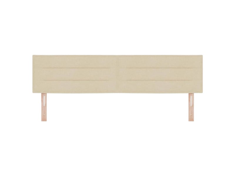  Tête de lit - panneau de tête de lit crème 180 cm tissu  - Conforama D