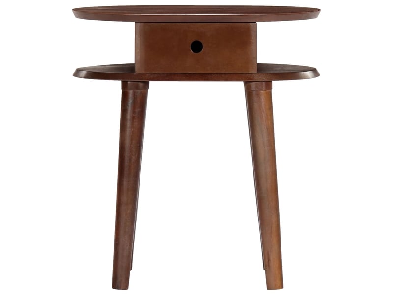  Table de chevet, table d'appoint 50x35x55 cm en bois d'acacia massif  - Conforama C