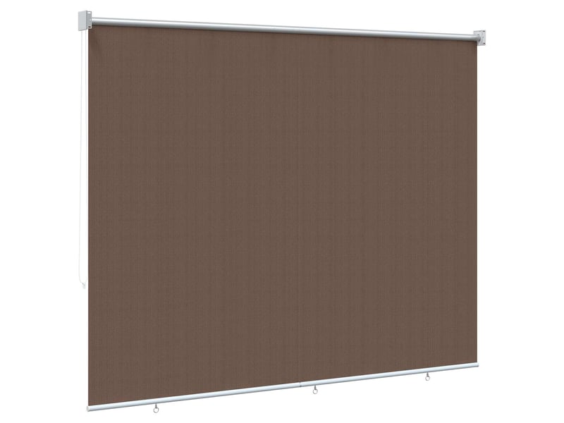  Store enrouleur extérieur, store à rouleau à 90% de blocage uv taupe hdpe cf45221  - Conforama D