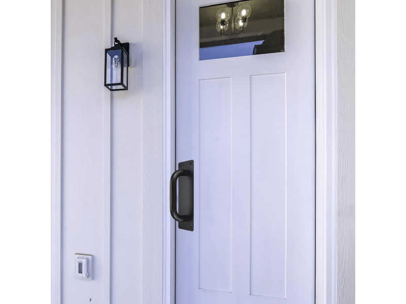  2 poignées en acier inoxydable pour portes coulissantes d'armoire, pour extérieur et jardin (200 x 65 mm)  - Conforama E