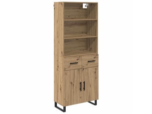 Armoire     <strong></strong> <strong></strong> coloris bois clair largeur 69.5 cm