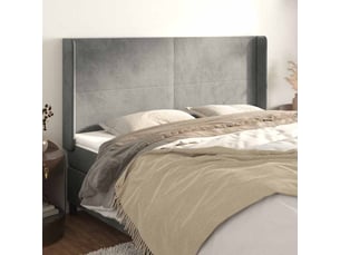 Tete de lit A poser largeur 183 cm <strong></strong> <strong></strong> argenté