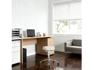 Tabouret de bureau <strong>COVREO </strong> <strong></strong> avec assise réglable en hauteur